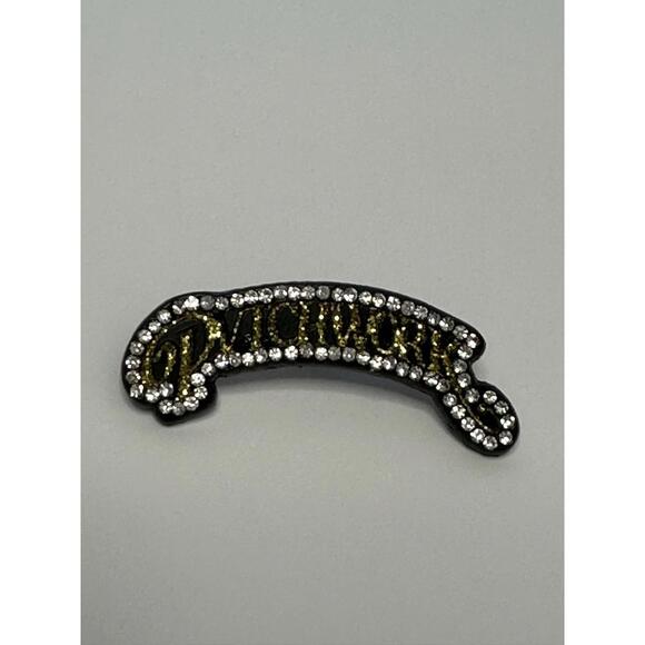 Pvtchwork Pin 9.24 Black Gold Glitter Rushmore Limited Pin